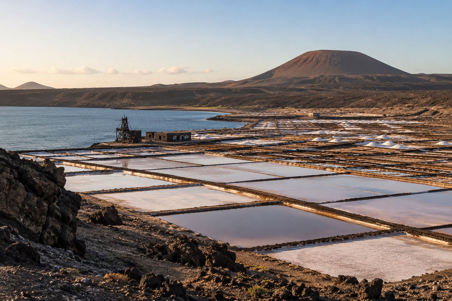 Janubio salt flats, Lanzarote